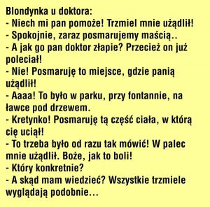 Użądlona Blondynka