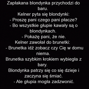 Zapłakana Blondynka