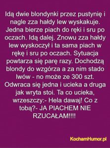 Idą Dwie Blondynki Przez Pustnię