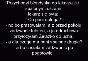 Blondynka Ze Spalonymi Uszami
