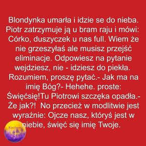 Blondynka Idzie Do Nieba