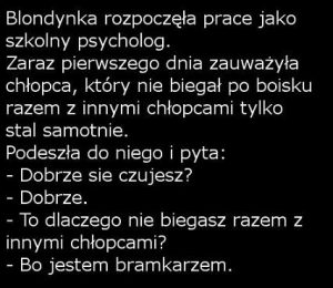 Blondynka I Bramkarz