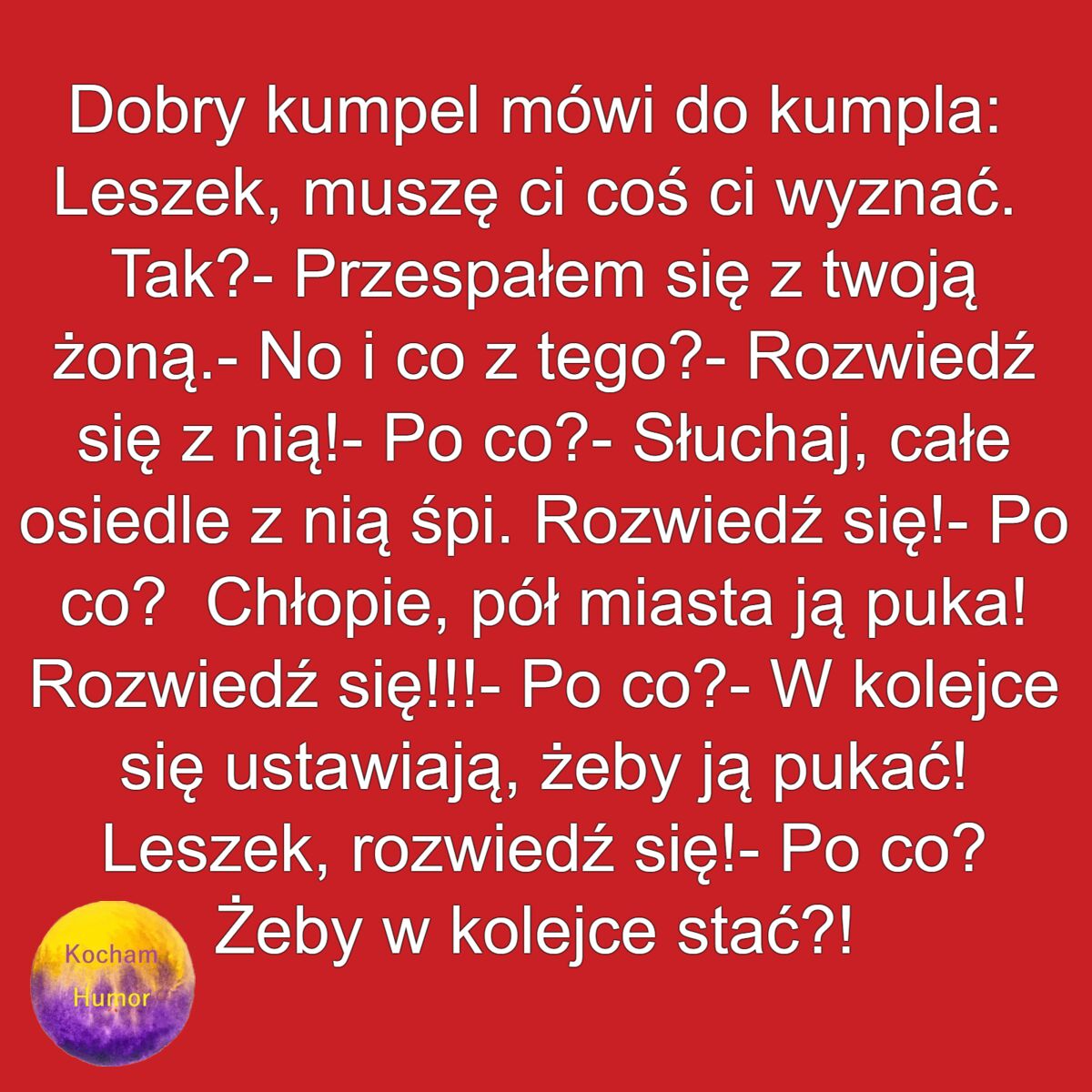 W Kolejce Do Żony