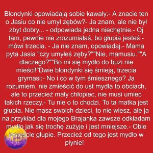 Blondynka I Jasiu Co Nie Mył Zębów