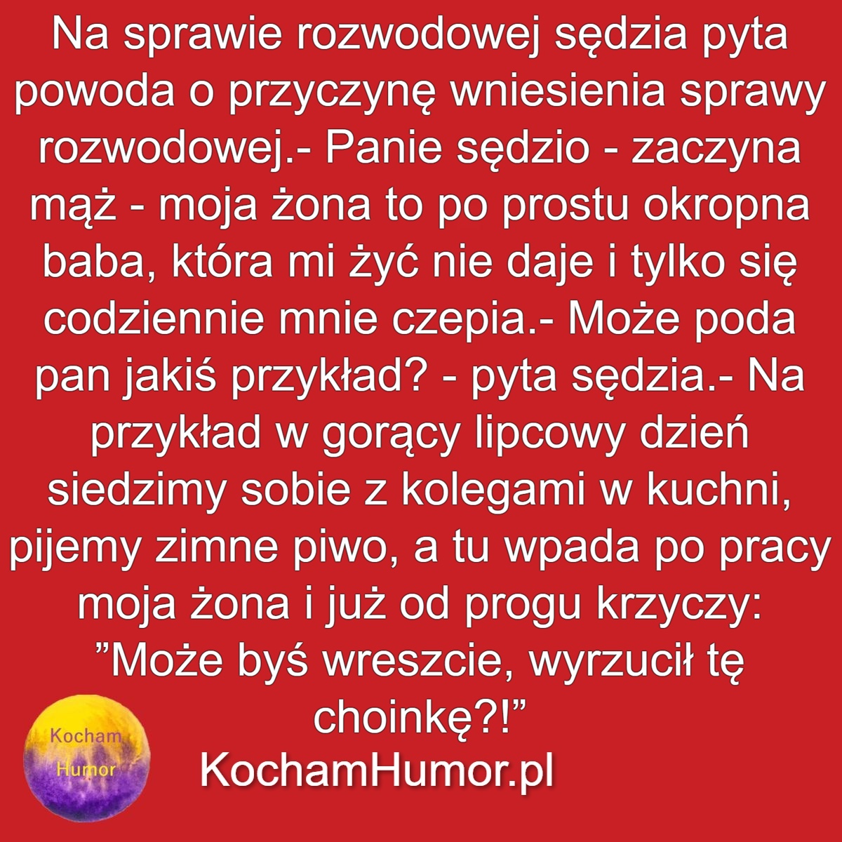 Żona Się Czepia O Choinkę