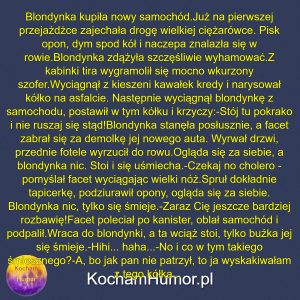 Blondynka Piratem Drogowym