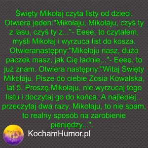 Spamowanie Świętego Mikołaja