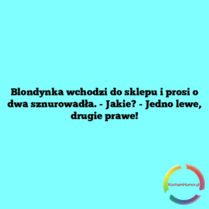 Blondynka wchodzi do sklepu