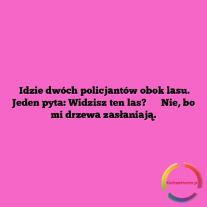 Bo mi drzewa zasłaniają