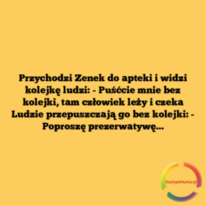 Człowiek leży i czeka