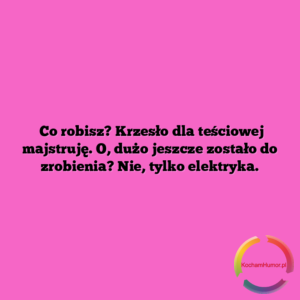Krzesło dla teściowej