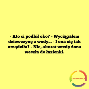 Kto ci podbił oko?