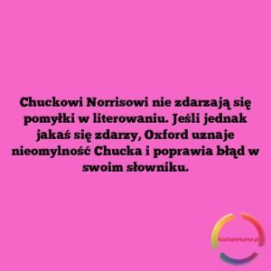 Oxford uznaje nieomylność Chucka