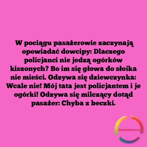 Policjanci nie jedzą ogórków
