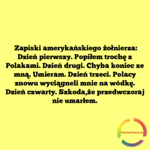 Popiłem trochę z Polakami