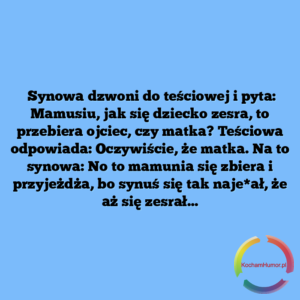 Synowa dzwoni do teściowej
