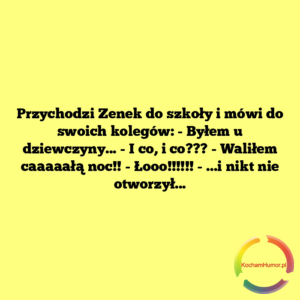 Waliłem całą noc