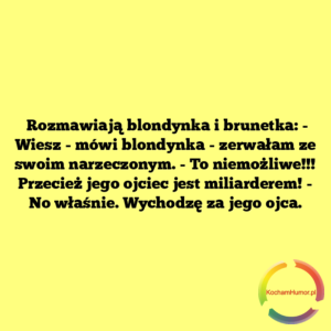 Wychodzę za jego ojca