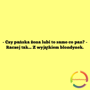 Z wyjątkiem blondynek