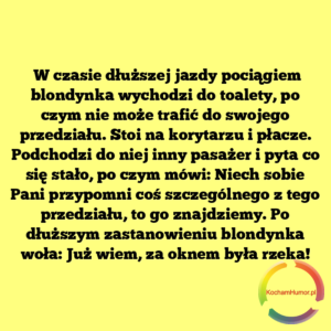 Za oknem była rzeka