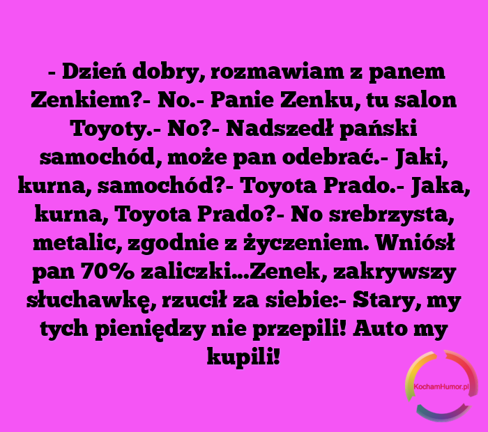 Zenek Kupuje Auto