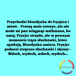 Blondynka U Fryzjera